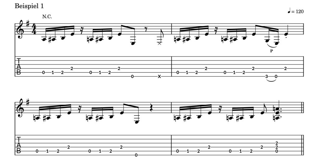 Walk This Way Beispiel 1