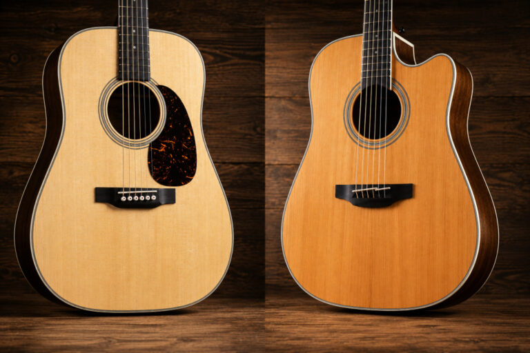 Fichte vs. Zeder – Welche Gitarrendecke klingt besser?