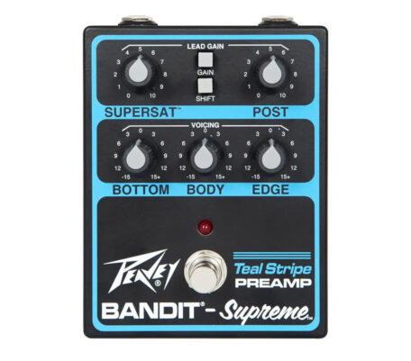 Peavey Bandit Supreme Teal Stripe Preamp Peavey Bandit Supreme Teal Stripe Preamp
