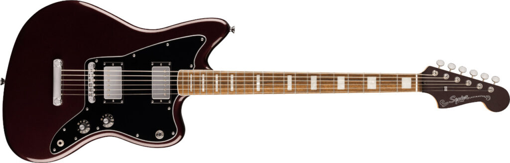 Squier Paranormal Baritone Jazzmaster HH Oxblood E-Gitarre