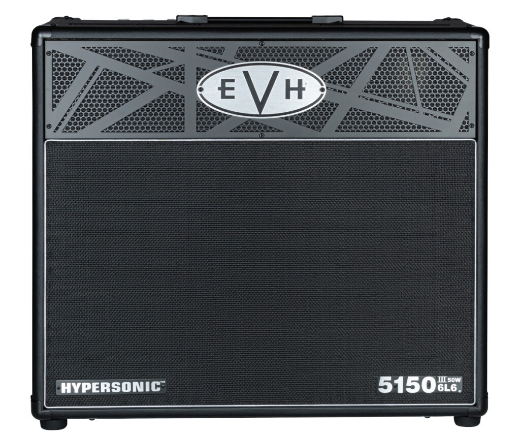 Frontansicht des EVH 5150III Hypersonic 6L6 1x12 Black 