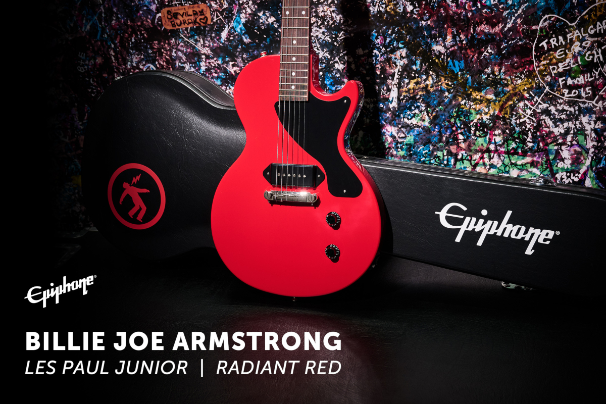 Billie Joe Armstrong Les Paul Junior jetzt in Radiant Red erhältlich