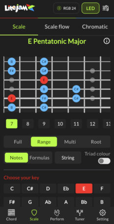 Litejam App E-Dur-Pentatonik Litejam App E-Dur-Pentatonik