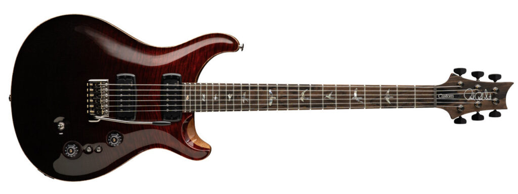 PRS Custom 24-08 Mango Top Limited Edition Fire Red / Gray Black Fade PRS Custom 24-08 Mango Top Limited Edition Fire Red / Gray Black Fade