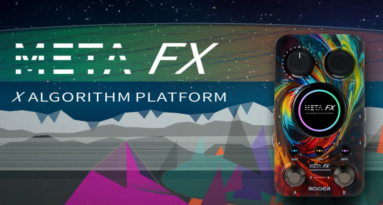 MOOER META FX: Neue Multieffektplattform mit austauschbarer Firmware