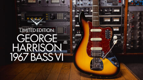 Fender Limited Edition George Harrison 1967 Bass VI Banner