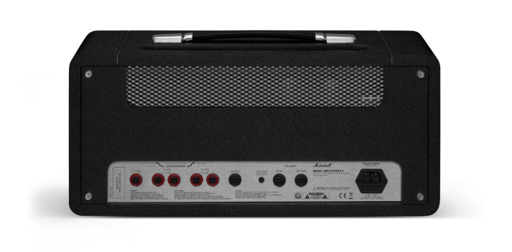 Anschlüsse des Marshall Jimi Hedrix SV20 Rückseitenpanel: Lautsprecheranschlüsse des Marshall Jimi Hedrix SV20