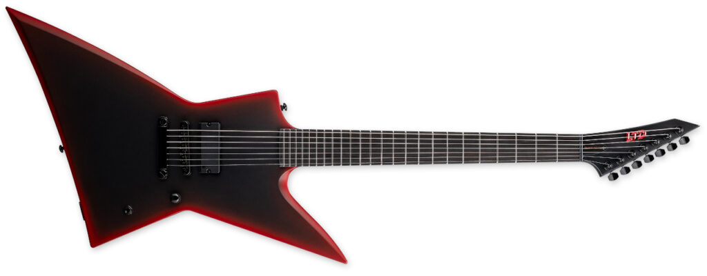 ESP LTD EXL-7 Baritone Black Metal