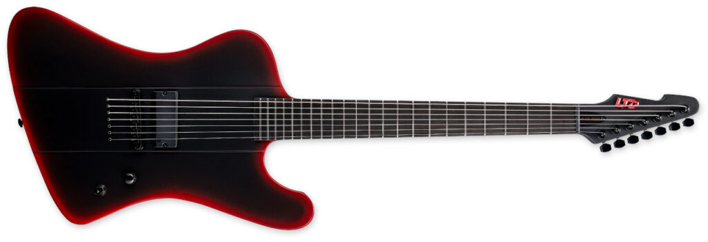 ESP LTD Phoenix 7 Baritone Black Metal