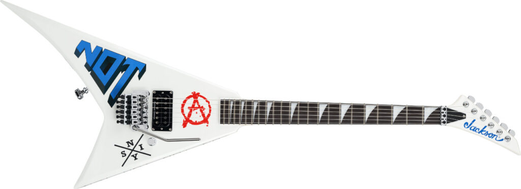 Jackson Limited Edition Signature Scott Ian Rhoads RR22 Pearl White Jackson Limited Edition Signature Scott Ian Rhoads RR22 Pearl White