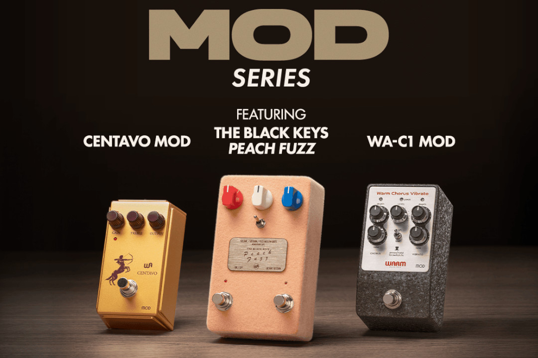 Warm Audio erweitert Sortiment: Peach Fuzz, Centavo Mod & WA-C1 Chorus Vibrato Mod