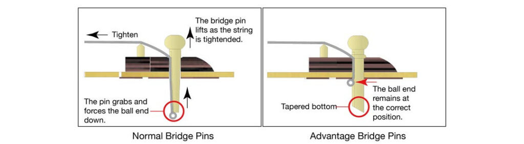 Ibanez Advantage Bridge Pins